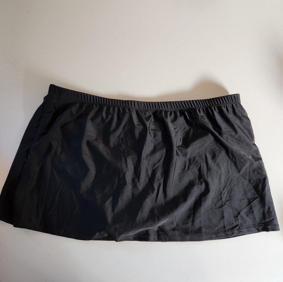 Christina Swim Skirt Bikini Bottoms Black Brief Swimsuit Plus Size 16 - Picture 5 of 7